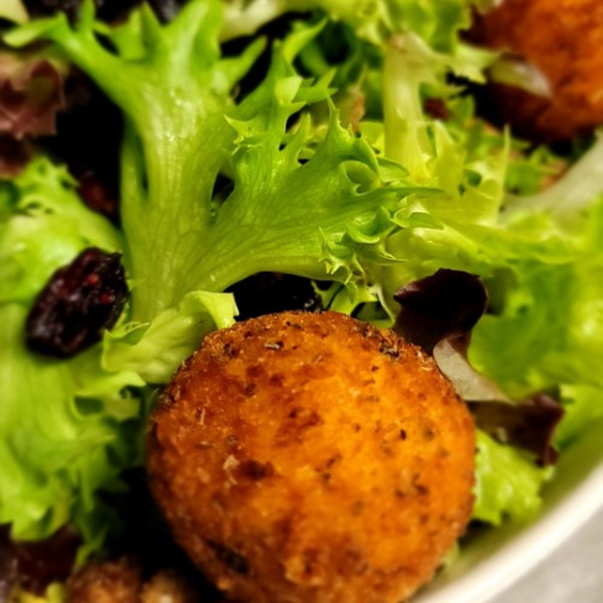 Fried Goat Cheese Salad