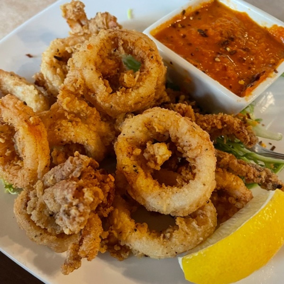 Crisped Calamari