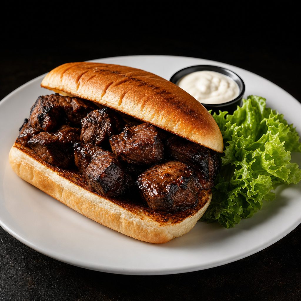 Marinated Filet Medallion Sandwich*.
