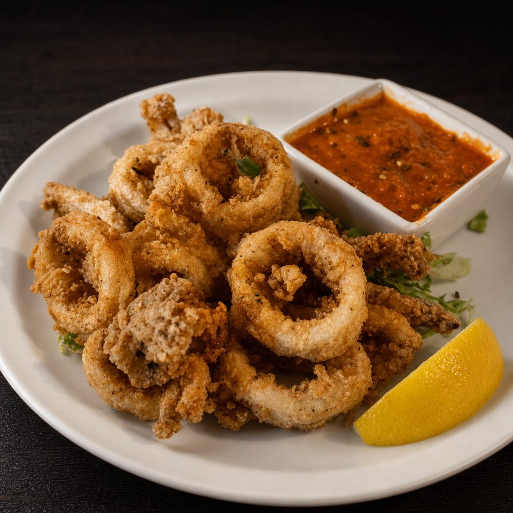 Crisped Calamari.