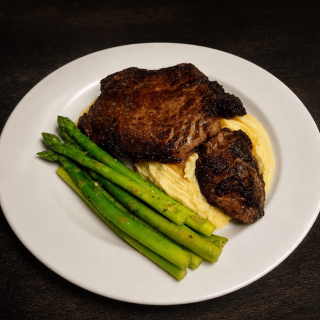 Blackened Ribeye*.
