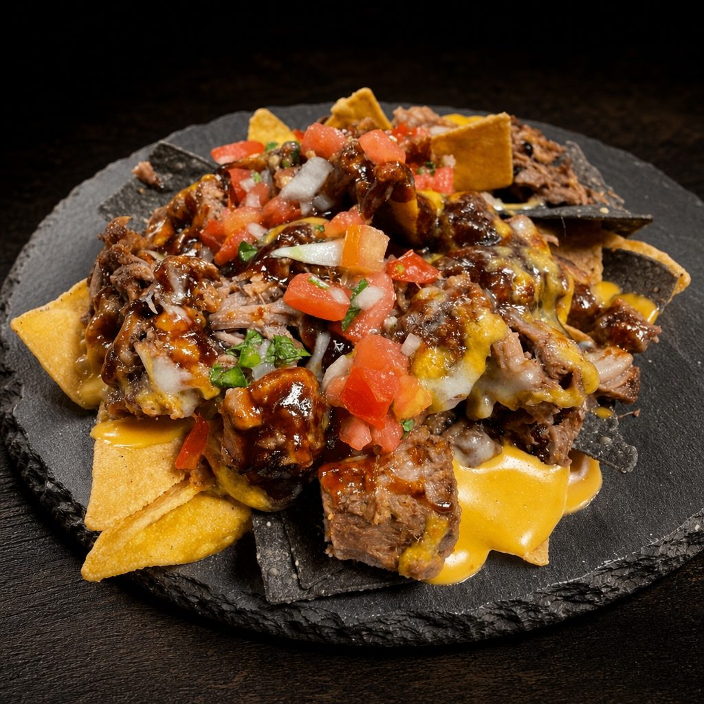 Pulled Pork Nachos.