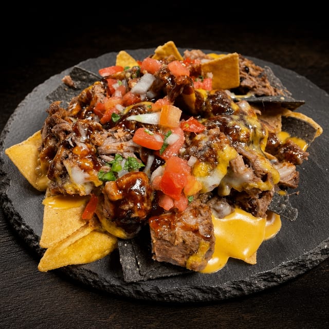 Pulled Pork Nachos.