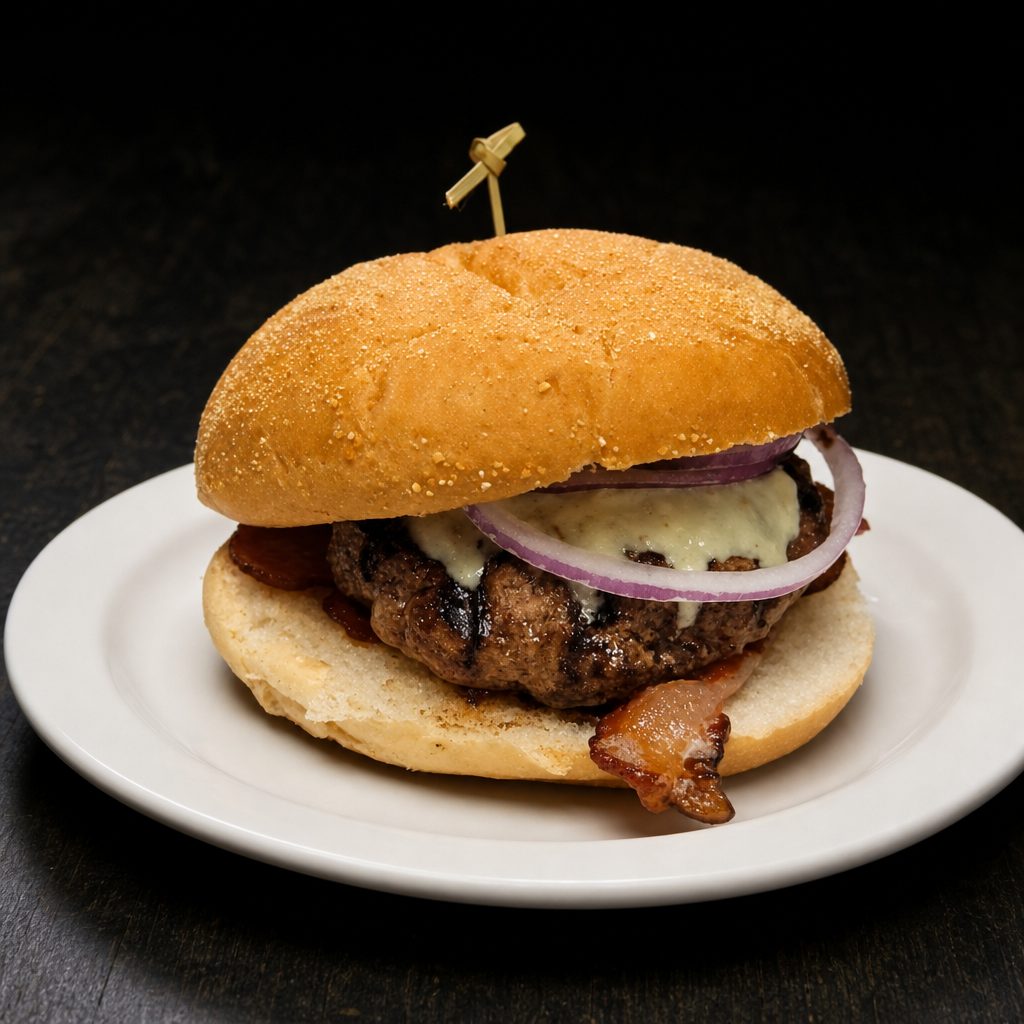 Blue Cheese Steakhouse Burger.