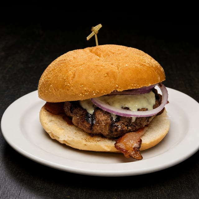 Blue Cheese Steakhouse Burger.
