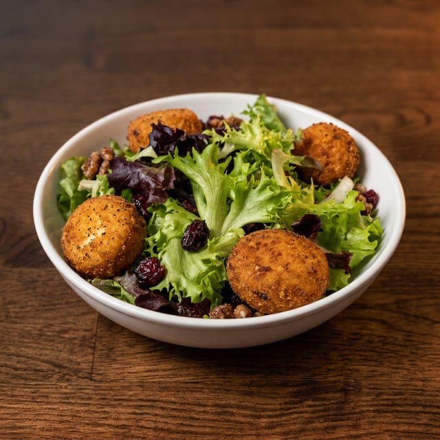 Fried Goat Cheese Salad.