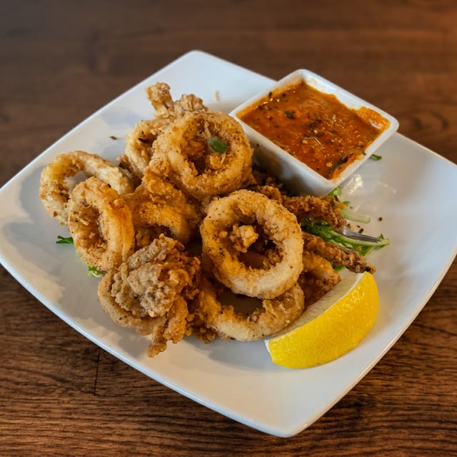 Crisped Calamari.