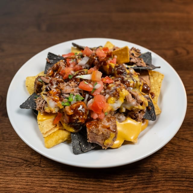 Pulled Pork Nachos.
