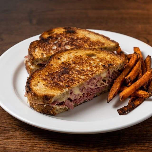 Grilled Reuben.